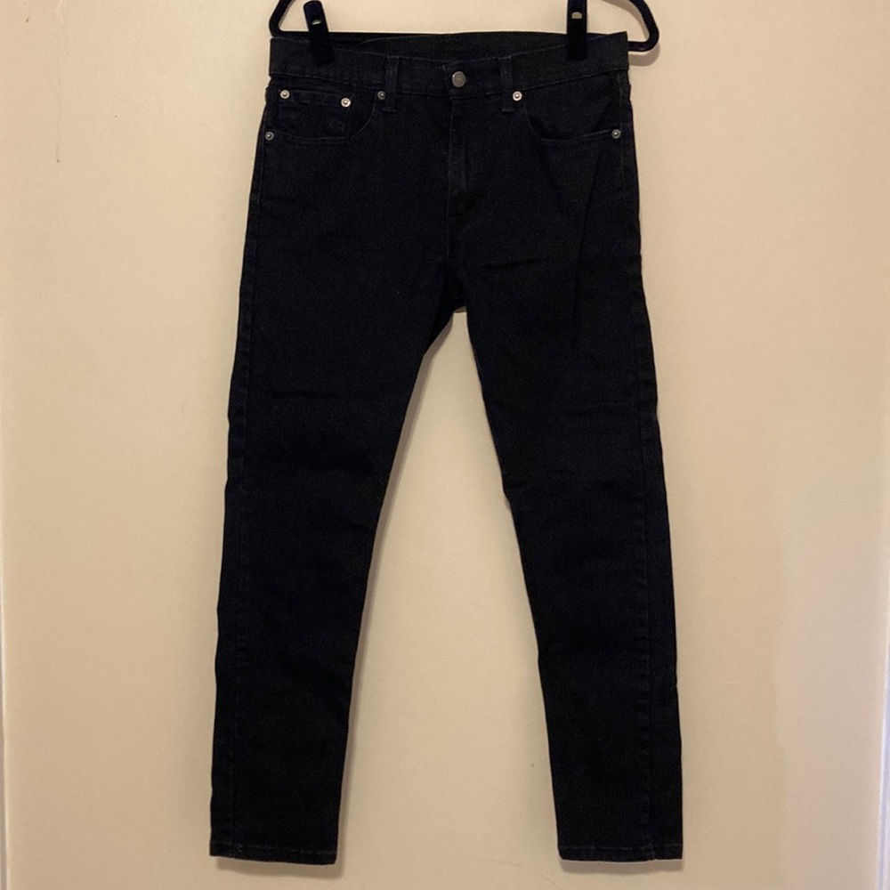 Men’s Levi’s 512 Slim Taper Flex Waterless Jeans Black Size W31 L30